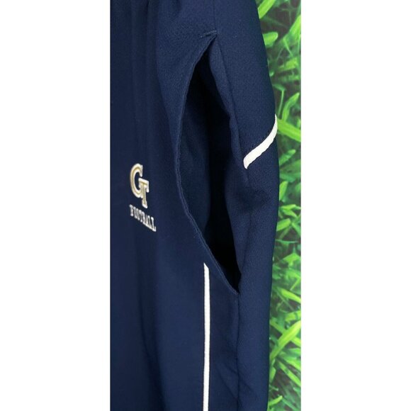Georgia Tech Yellow Jackets Football GT Blue Athletic Jogger Wind Pants Mens 3XL - Picture 2 of 5